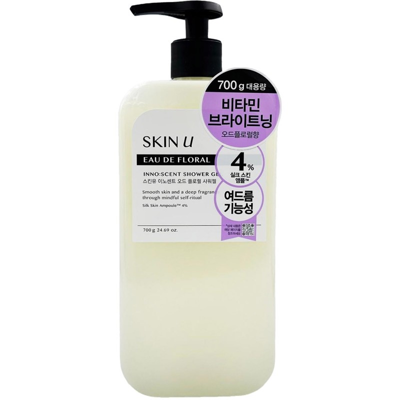 Skin U Innocent Eau De Floral Shower Gel 700g Acne