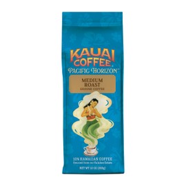 Kauai Coffee Ground Coffee – Smooth, Rich, Medium Roast – Light Floral Notes, Bright Aroma – Arabica Coffee, 10% Hawaiian with No Bitterness – Koloa Estate, 1 Pack of 10oz