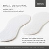 BERGAL COTTON 3 Pairs Soft Thin Barefoot Soles 100% Cotton