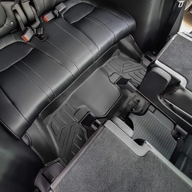 SMARTLINER Custom Fit All Weather Protection Black 3rd Row Liner Compatible with 2023-2025 Honda Pilot