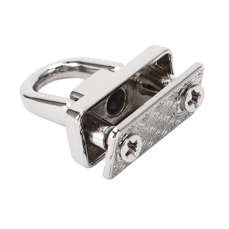 20Pcs D Ring Rivets 360 Rotatable Studs with Screw for