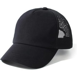 DRESHOW Toddler Baseball Cap Baby Sun Hat Cute Solid Color Caps Unisex Baby Trucker Hats Infant Toddler Kid Hats for Boys Girls