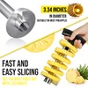 Pineapple Corer and Slicer, Sopito Pineapple Corer Stainless Steel Pineapple