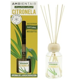 Ambientair Difusor de Varillas 100 ml  Aroma Citronela  Lnea Jardn  Repelente Natural de Insectos  Aromatizante de Ambiente para hogar Sala Jardines  