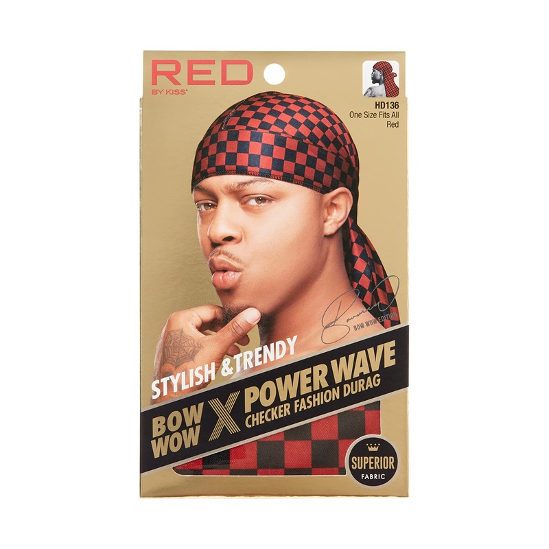 Red by Kiss Bow Wow X Power Wave Checker Silky