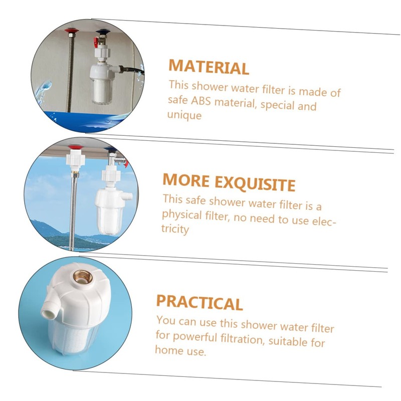 TEHAUX Water Heater Filter Under Sink Water Purifier Plastic Filter