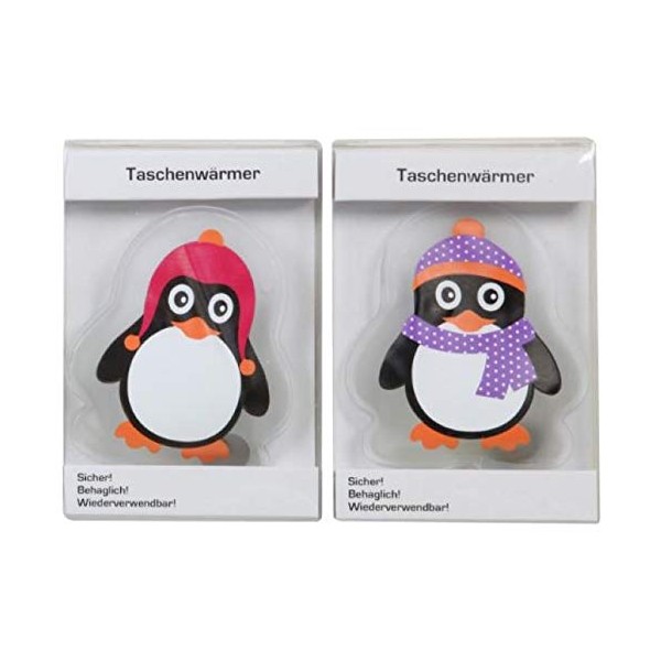 Hs24store Pack of 2 Pocket Warmers Hand Warmers with Penguin