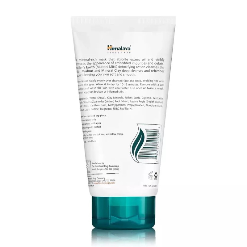 Himalaya 히말라야 정화 및 딥 클리닝을 위한 머드 마스크 지친