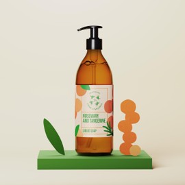 NATURAL LIQUID SOAP (Rosemary and Tangerine)