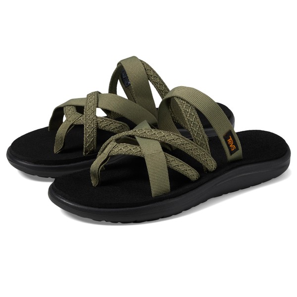 Teva Women's Voya Zillesa Sandal, Mahani Burnt Olive, 10