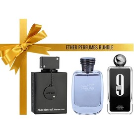TOP MEN'S Arabic Dubai Perfumes Bundle: Club De Nuit Intense Men + Hawas + 9 PM I Each Regular Full Size 100ml I Specially Bundled & Crafted