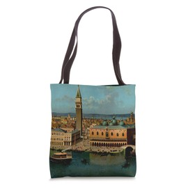 Venice Italy Cityscape Old Painting Tote Bag