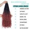 Toniola Goddess Box Braids Crochet Hair 9 Packs 24 Inch