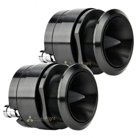 2X Super Tweeter 500 Watts Max 1" Aluminum Titanium Bullet