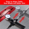 GOINGMAKE Table Saw Gauge Dia Indicator for Table Saw and