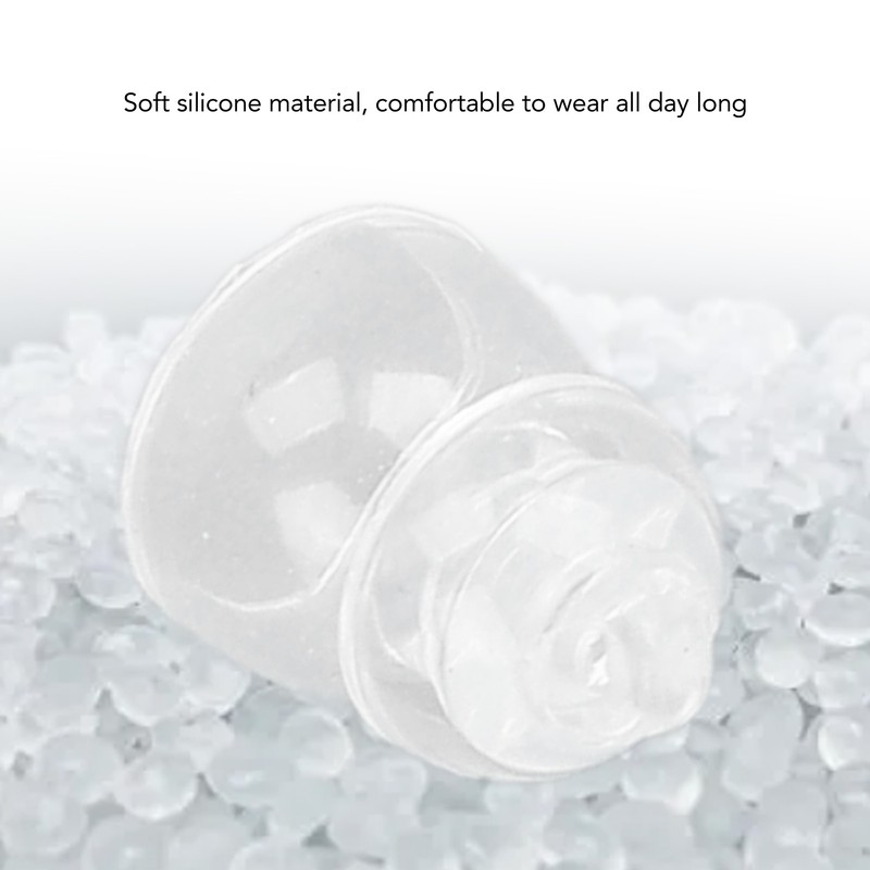 10 Pcs Sound Amplifier Dome Soft Silicone Anti Static Dual