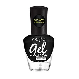 L.A.girl Gel Glow Nail Polish 0.47 oz- 8 Colors, No UV Light Needed, Gel like Finish Polish (Rated R)