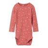 NAME IT Baby Girl Nbfosha LS Body Sleepsuit, Light Mahogany