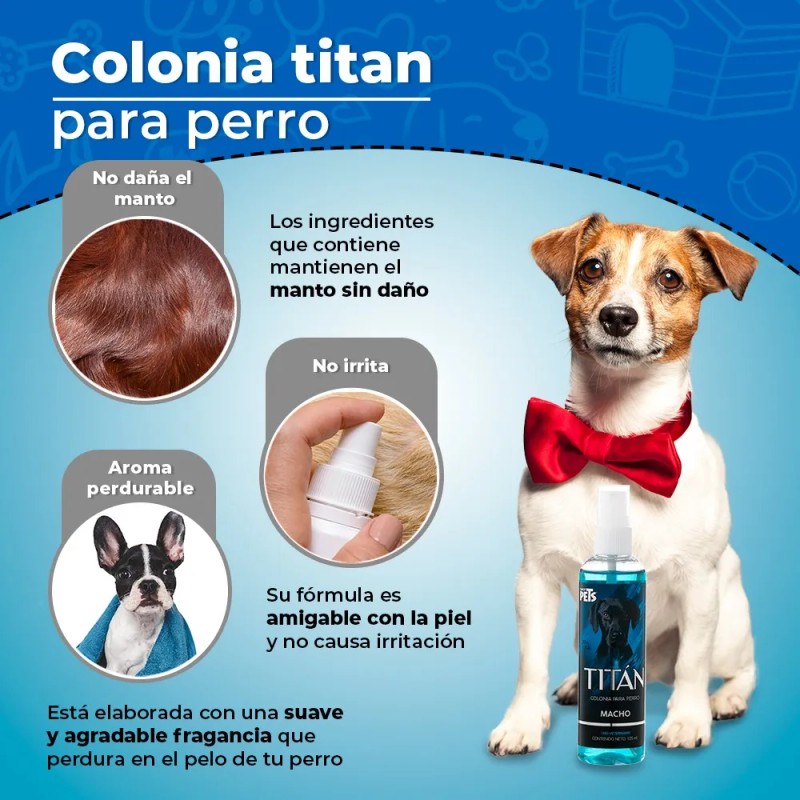 Colonia Titan 125 Ml Para Perros