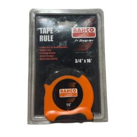 Bahco 3/4" x 16' Tape Measure Rubber Grip USA Made 850000