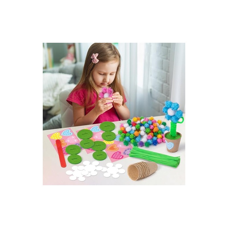 WATINC Mother’s Day Flower Paper Pot Craft Kits - 36