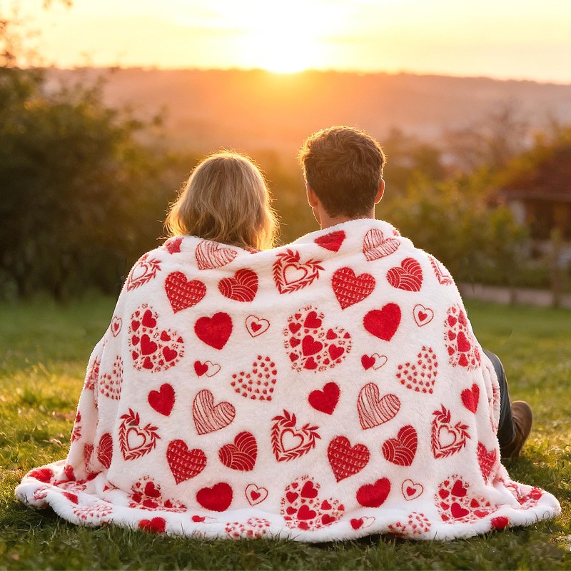 Miayon Valentines Day Throw Blanket for Couch Sofa Bed Women