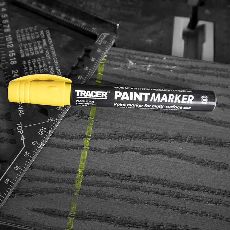 Tracer Construction Paint Marker (1-3 mm Universal Marker with Bullet