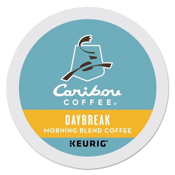 Caribou Coffee Daybreak Morning Blend, K-Cups for Keurig Brewers, 24 Count (Pack of 4)