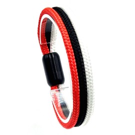 Generisch JoJewelry Frankfurt Fan Bracelet, Nylon, No Gemstone