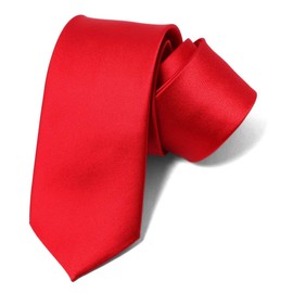 M.H.A.style Narrow Tie 20631, Solid, Simple, 20 Colors Available -