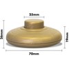 Round Foot Switch - Lights can be switched off using