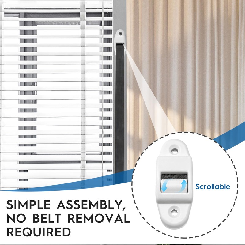 8pcs Belt Guide Roller Shutter 14mm, 23mm Roller Blinds Belt