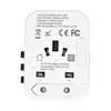 International Power Adapter Travel Plug with 4 USB Ports for