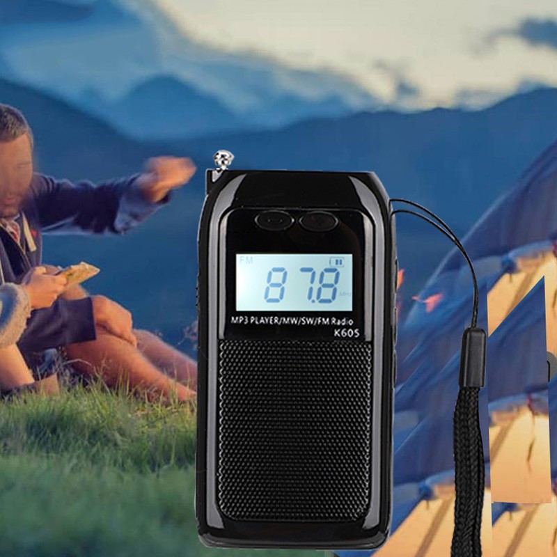 Mini FM Radio Pocket FM MW Radio Receiver Digital Tuning
