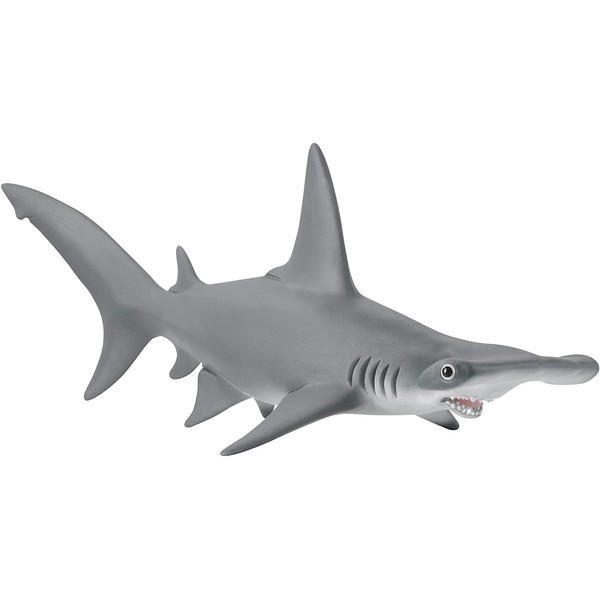 SCHLEICH Wild Life Hammerhead Shark Educational Figurine for Kids Ages 3-8
