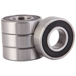 XiKe 4 Pack 99502H or 1623-2RS Bearings 5/8" x 1-3/8" x 7/16" inch, Stable Performance and Cost-Effective, Double Seal and Pre-Lubricated, Deep Groove Ball Bearings.