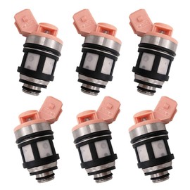 GERMBAN JS20-1 6pcs Set Fuel Injectors Fits for Nissan D21 Pathfinder Quest Pickup Mercury Villager 3.0L 16600-88G10