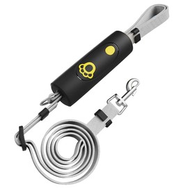 Glvaner Dog Leash, Pet Leash, Auxiliary Leash, For Small/Medium Dogs, Pet Supplies, Anti-Release Leash, Reflective Tape, Locking Function, Adjustable, Travel, Going to the Hospital, Walking, Outdoors, Durable, Stress Relief, Convenient for Going Out, Bla