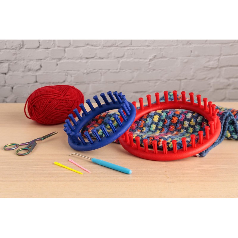 Quilted Bear Round Knitting Loom Set - Perfect for Making