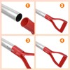 HARFINGTON Shovel D Grip Handle 1-1/4""(32mm) Inner Dia. ABS Plastic