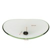 YIMAI Tempered Glass Vessel Sink Bathroom, 20.8"x13.7" Oval Clear Above