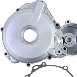 Prefer Warehouse Left Side Engine Stator Magneto Cover Case w/Gask Compatible with Suzuki DRZ400E 2002-2007, DRZ400S 2002-2020, DRZ400SM 2005-2020 Replaces 11483-29F00 11351-29F60