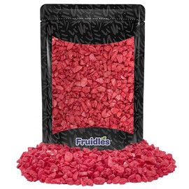 Fruidles Natural Rock Pure Cane Sugar For Tea and Coffee, Dissolves Quickly, Resealable Bag (Strawberry Crystals, 1 Pound)