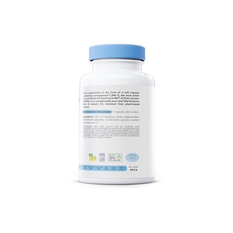 Osavi Vitamin K2 MK-7, 100mcg - 120 softgels