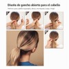 20 piezas ganchos elásticos de de caballo pinzas para el