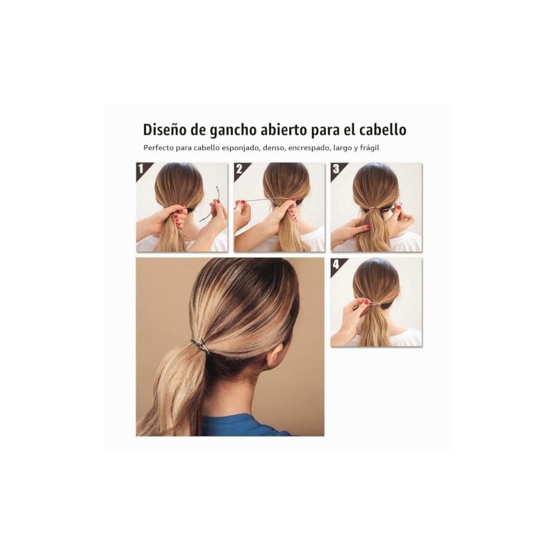 20 piezas ganchos elásticos de de caballo pinzas para el