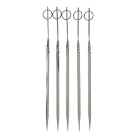 Takagi Stainless Steel Grilled Skewers, Made in Japan, Set of 5