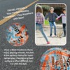 Murphy's Gaelic Street Trainer Footballs, Durable Vulcanised Rubber, Long Lasting