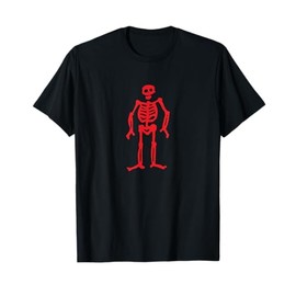 Pirate Flag - Pirate Edward Low - Red Skeleton Flag T-Shirt