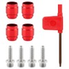 4 Sets Bike Oil Olive Insert Kit for Avid SRAM